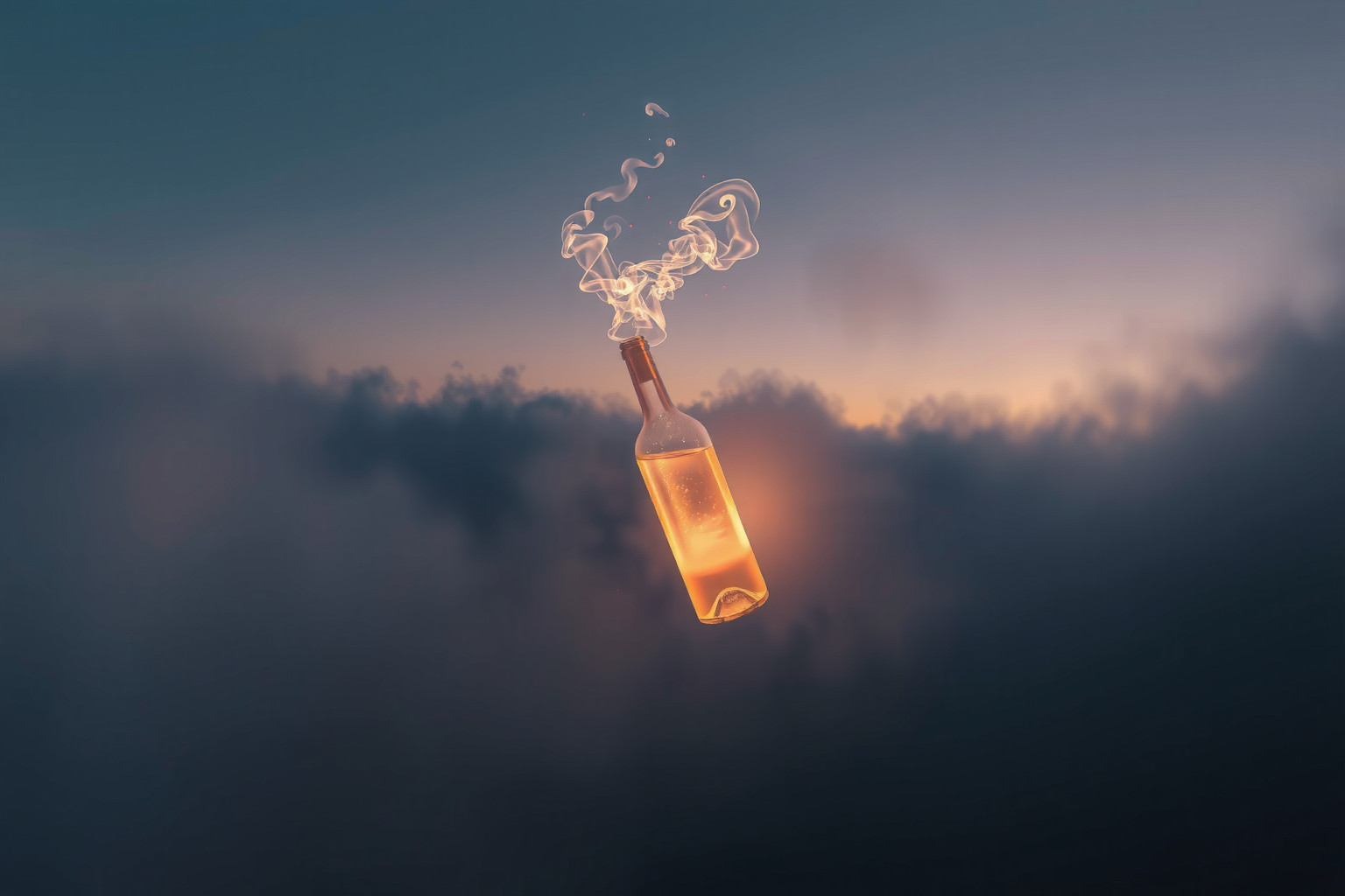 Sognare una bottiglia di vino simboleggia piaceri e relazioni sociali.