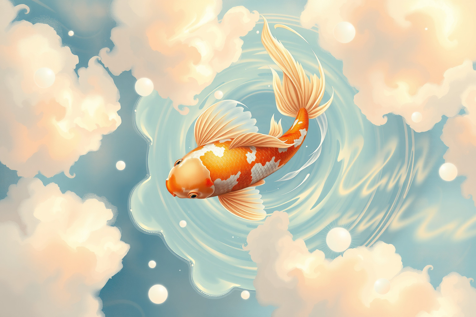 Sognare una carpa in sogno lucido simboleggia trasformazione e consapevolezza.