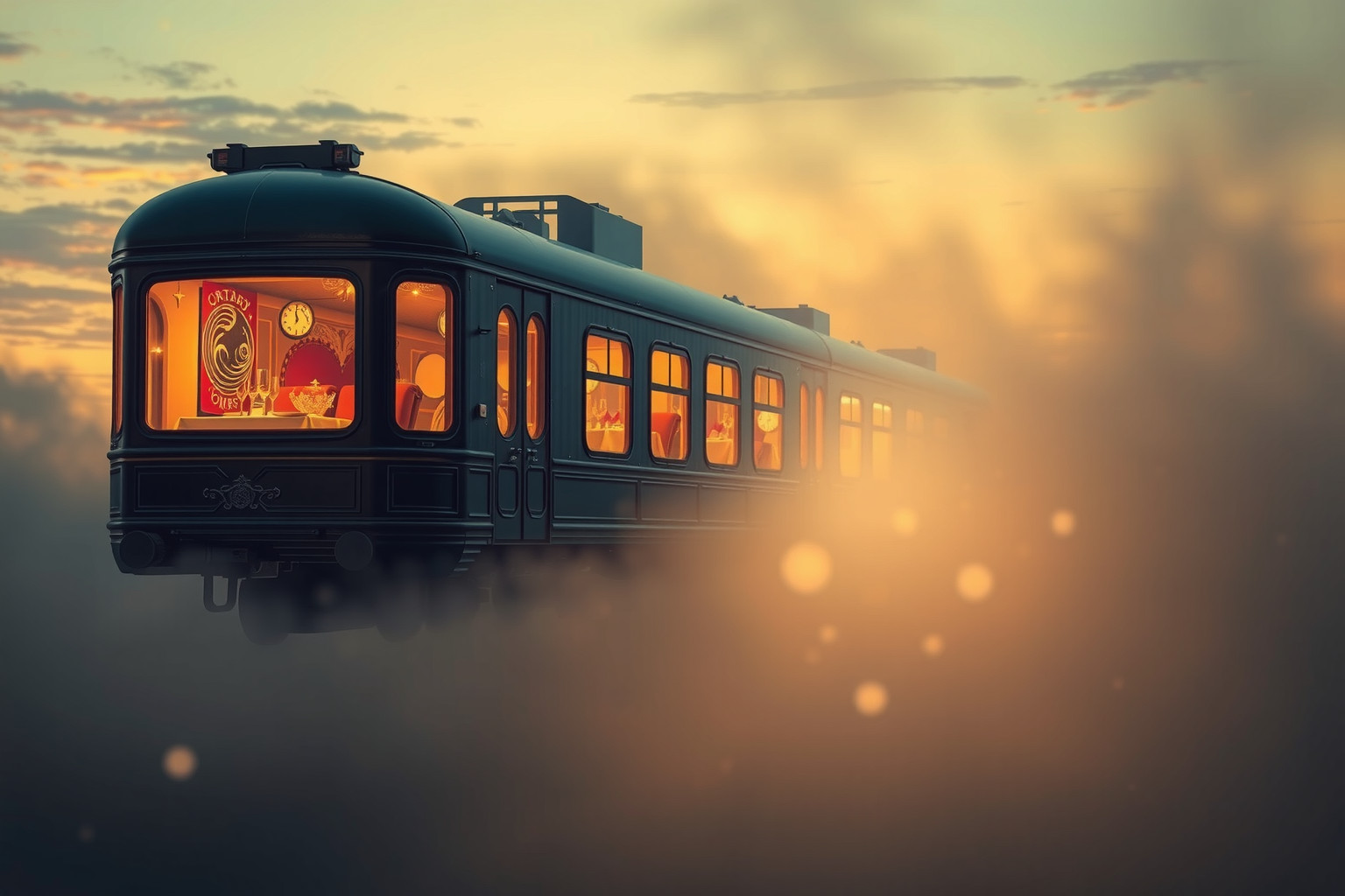 Sognare una carrozza ristorante evoca viaggi passati e raffinati momenti.