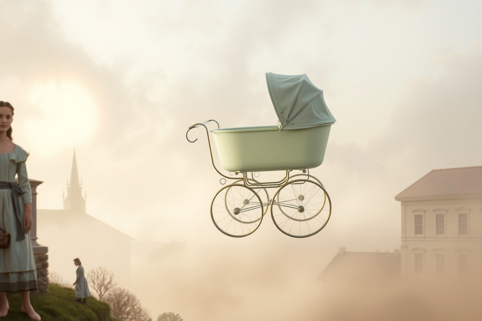 Sognare una carrozzina evoca ricordi d'infanzia e legami familiari profondi.