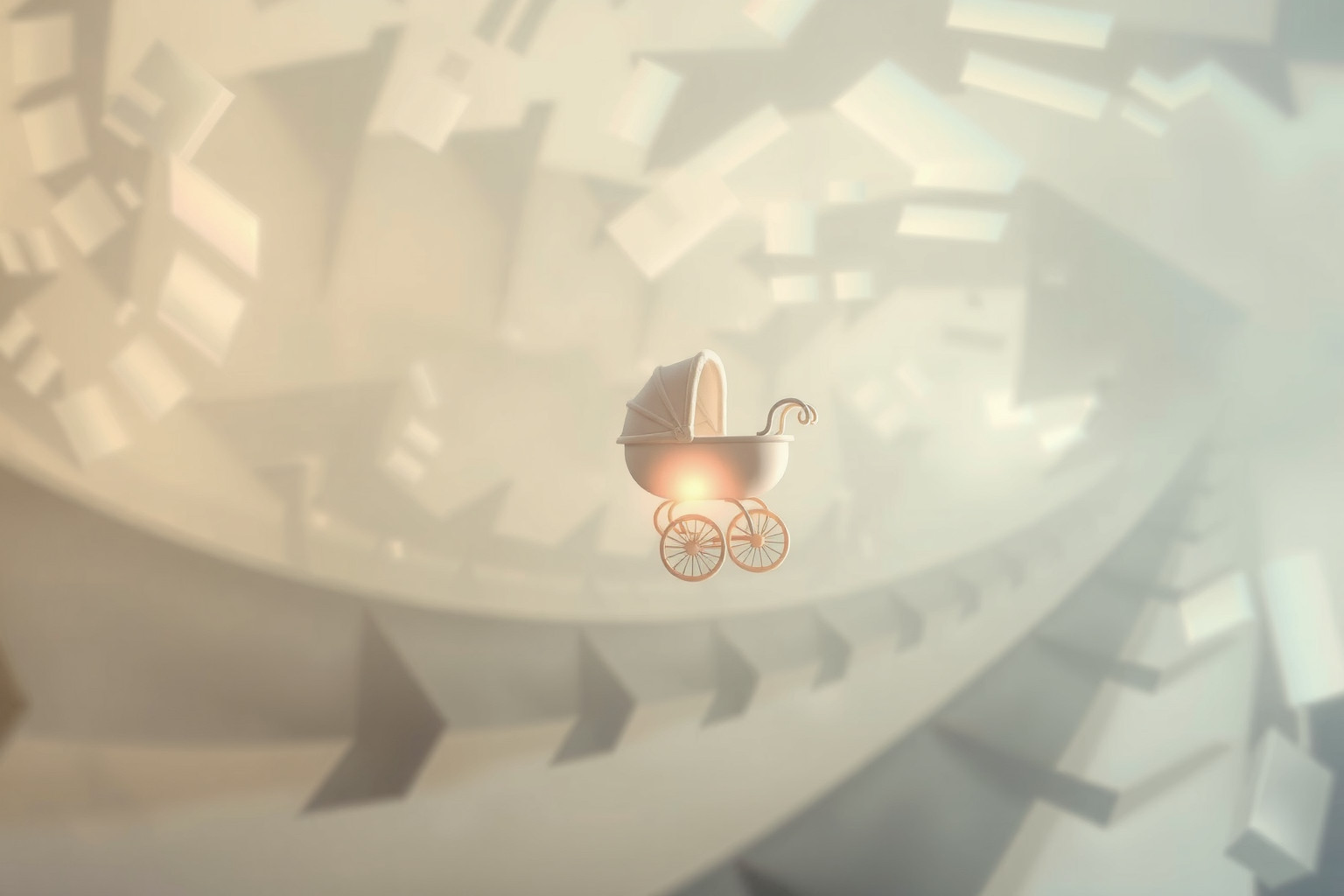 Sognare carrozzina in luogo strano simboleggia confusione interiore profonda.