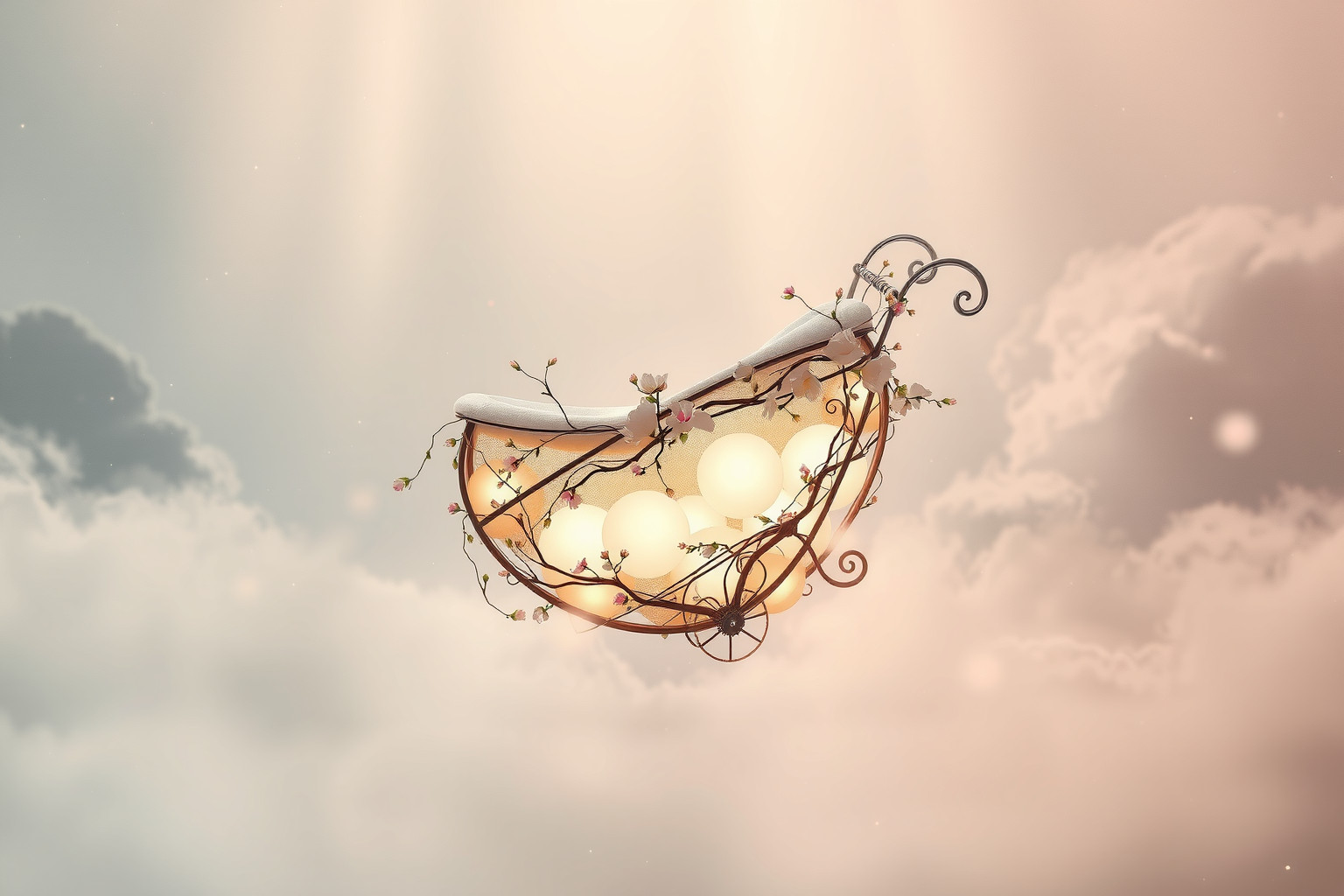 Sognare una carrozzina piena simboleggia prosperità e impegni crescenti.