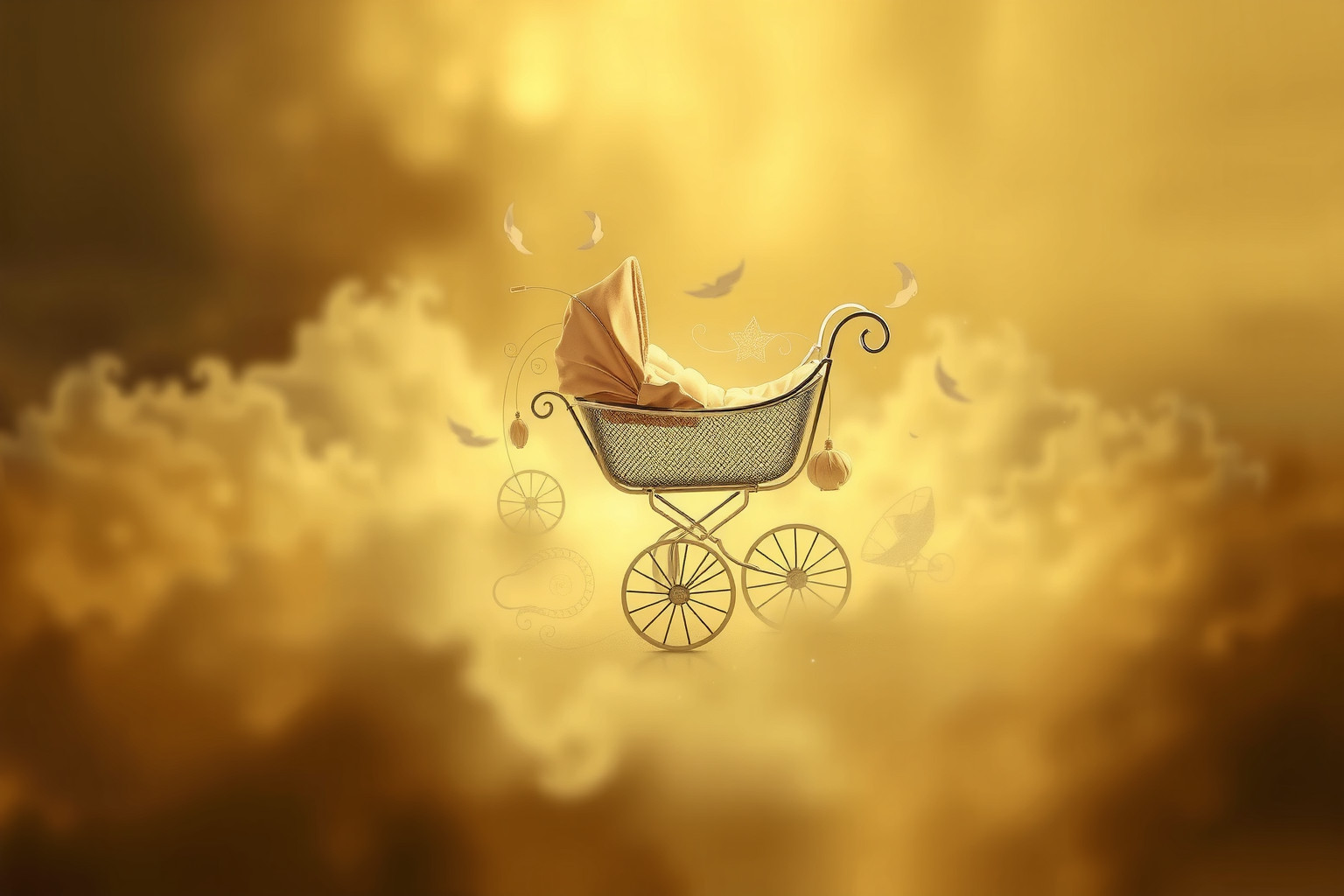 Sognare una carrozzina vecchia evoca dolci ricordi d'infanzia perduta.