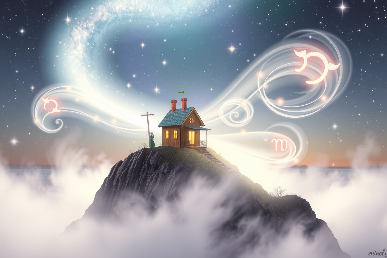 Sognare una casetta in montagna simboleggia solitudine e introspezione.