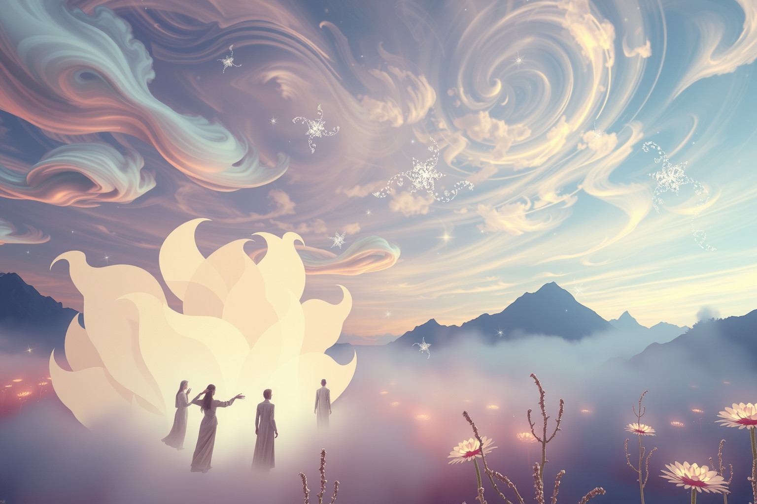 Sognare una celebrazione a Shangri-La simboleggia gioia e armonia interiore.