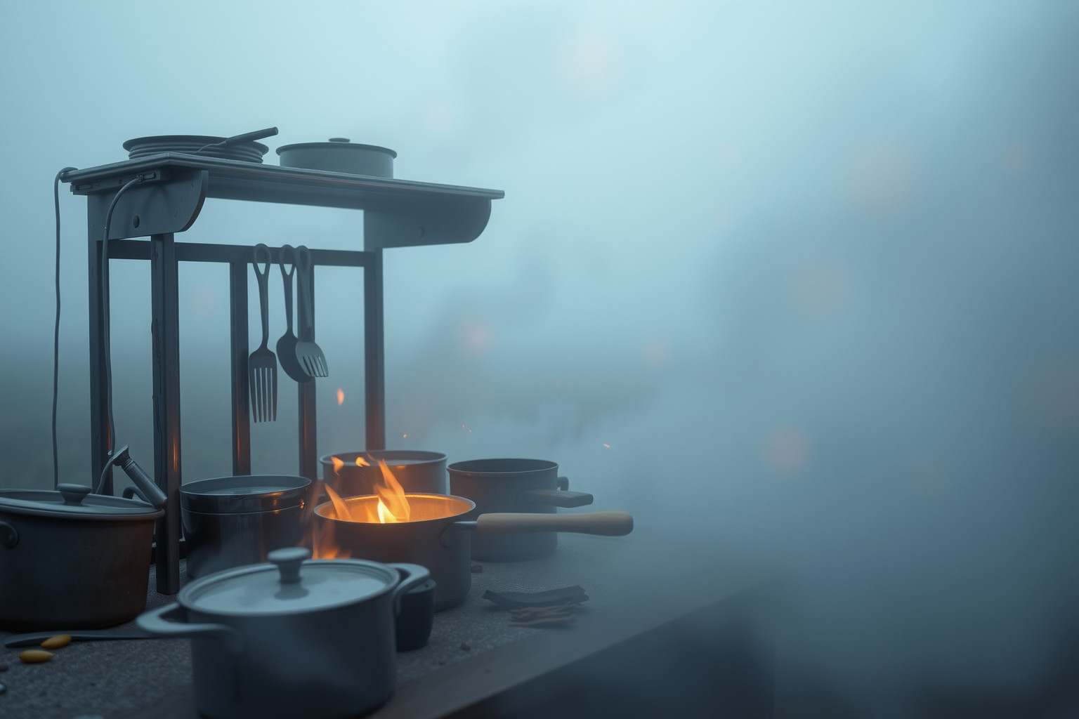 Sognare cucina da campo abbandonata simboleggia opportunità perdute.