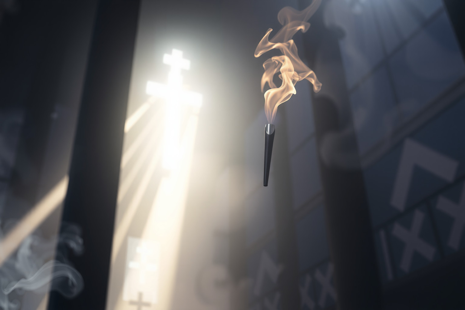 Sognare fiaccola di pece simboleggia fede e guida spirituale illuminante.