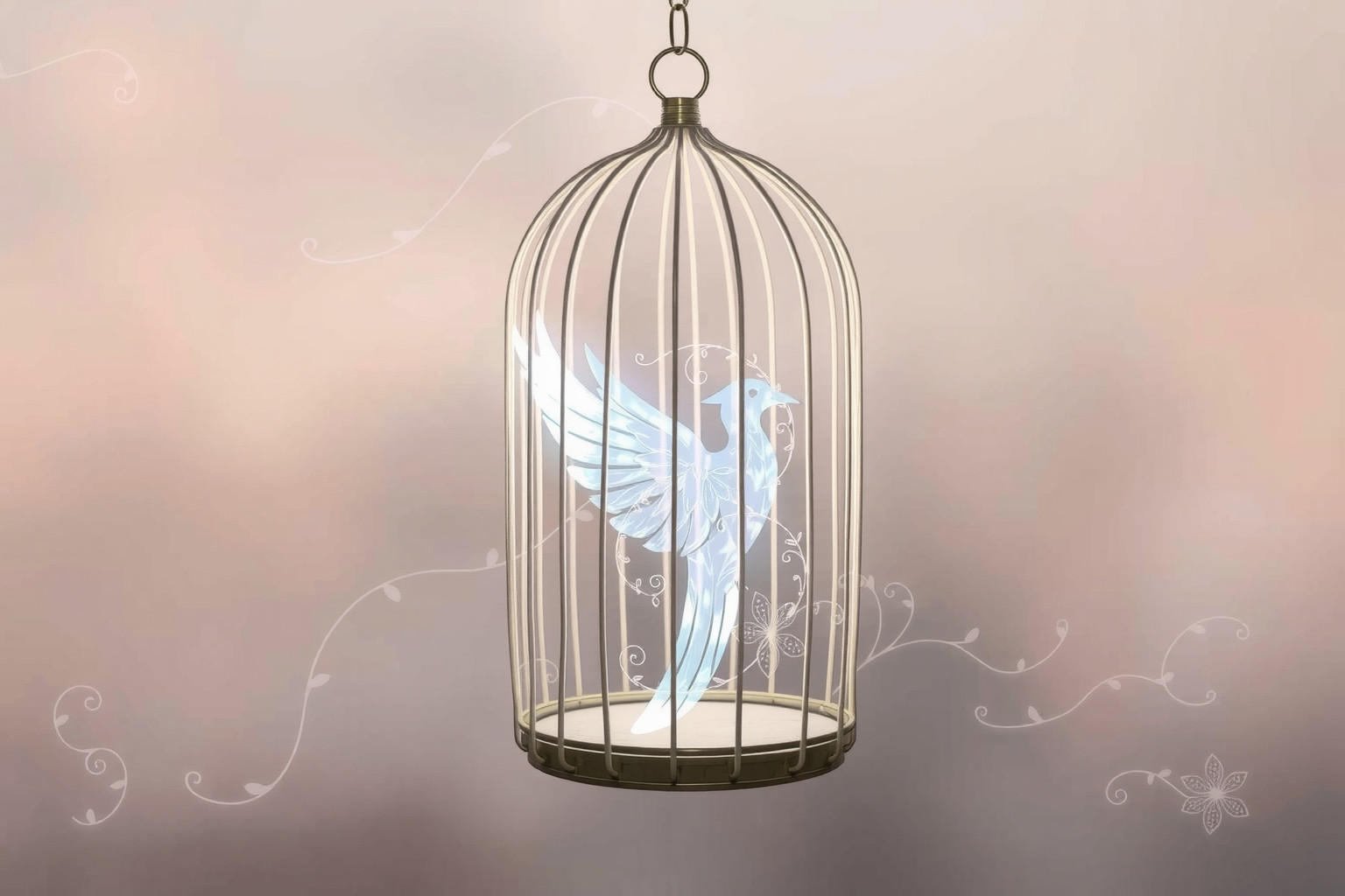 Sognare gabbia con uccello esotico riflette desideri segreti e libertà.