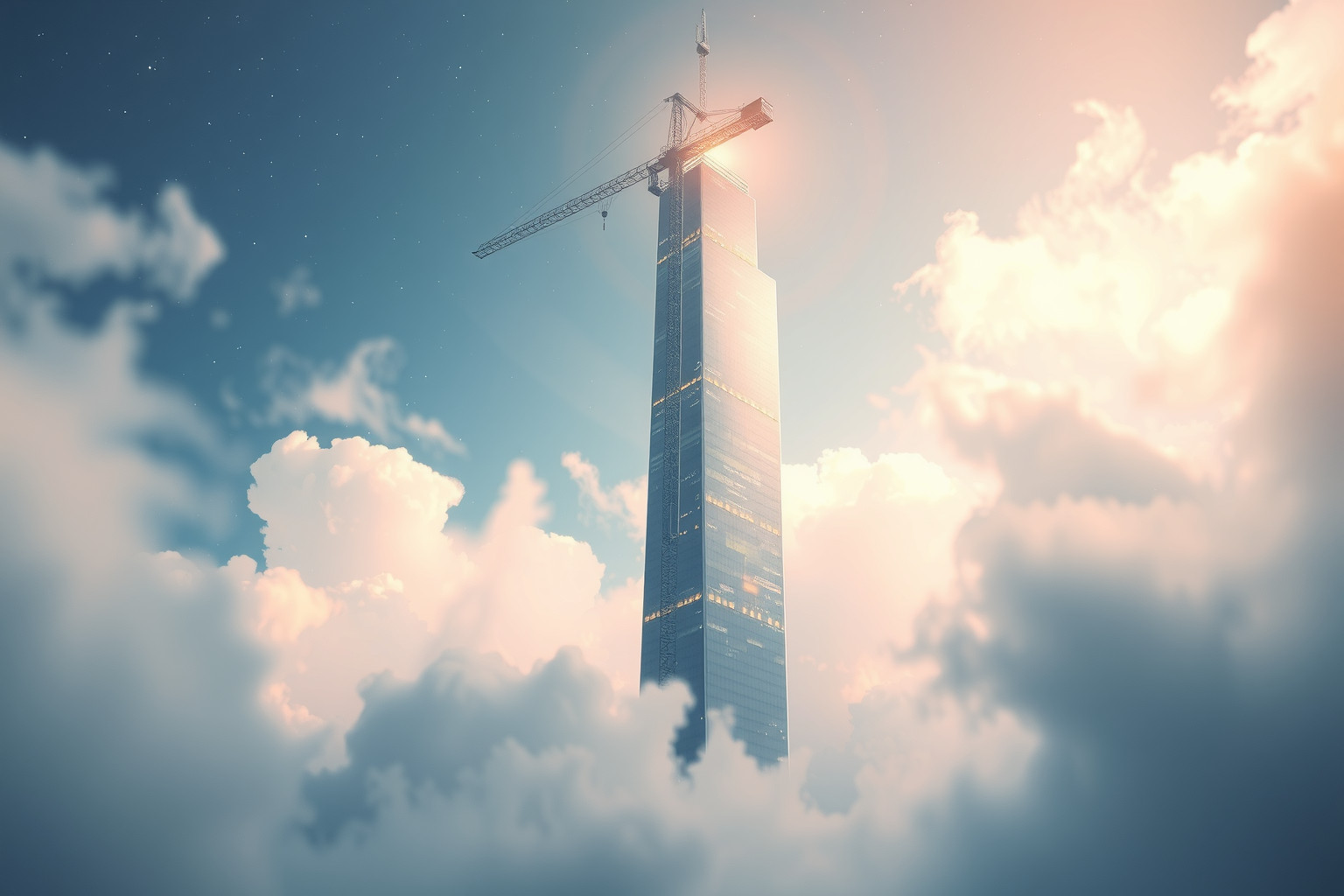 Sognare una gru indica ambizioni e progetti che crescono.