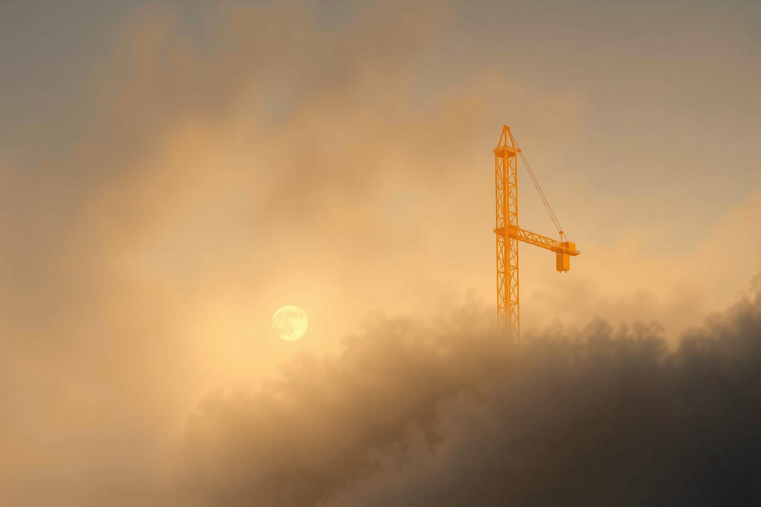 Sognare una gru gialla indica attenzione a nuove opportunità lavorative.