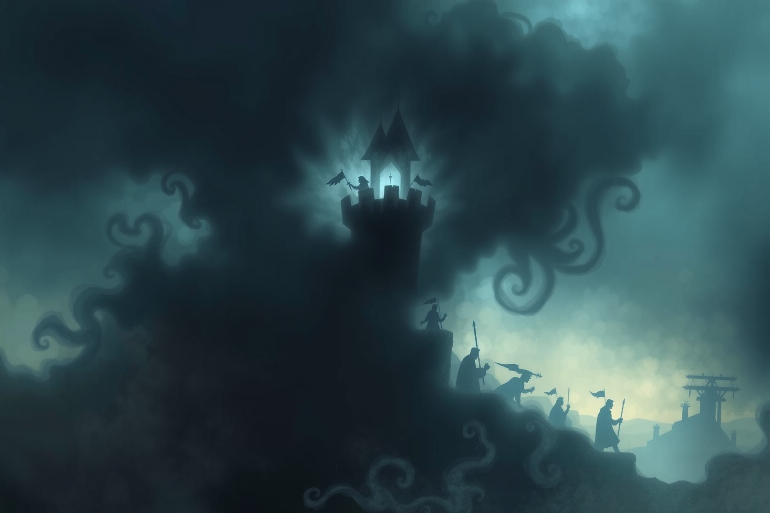 Sognare una guarnigione oscura rivela paure profonde e inconfessate.