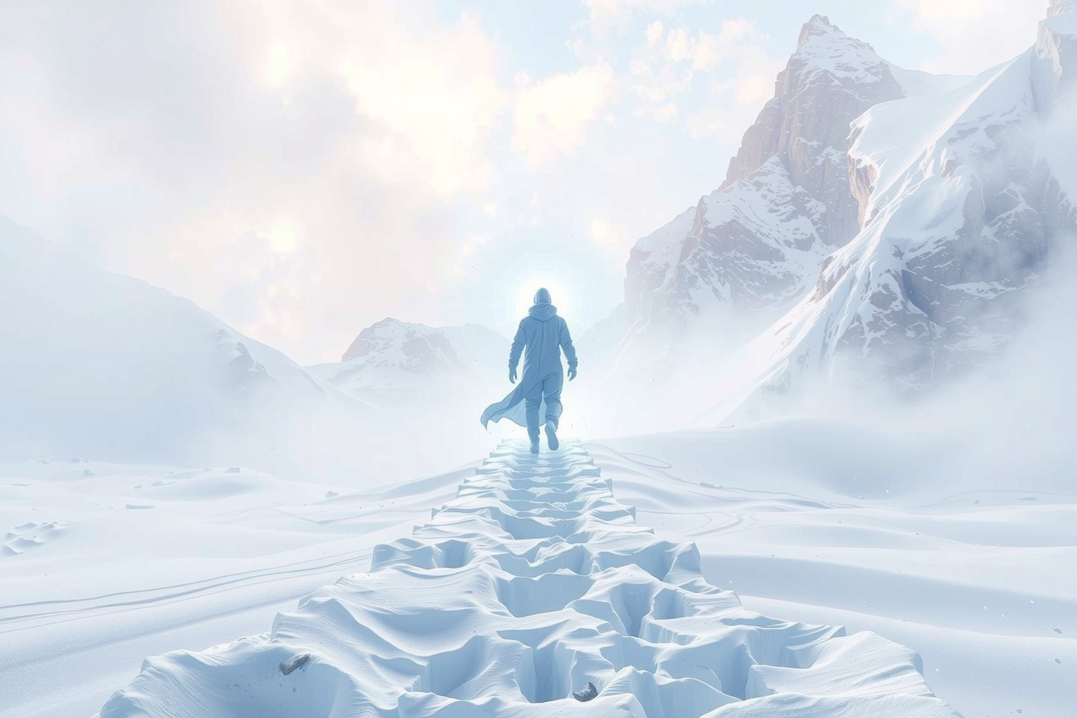 Sognare una guida alpina protegge da valanghe simboleggia sicurezza interiore.