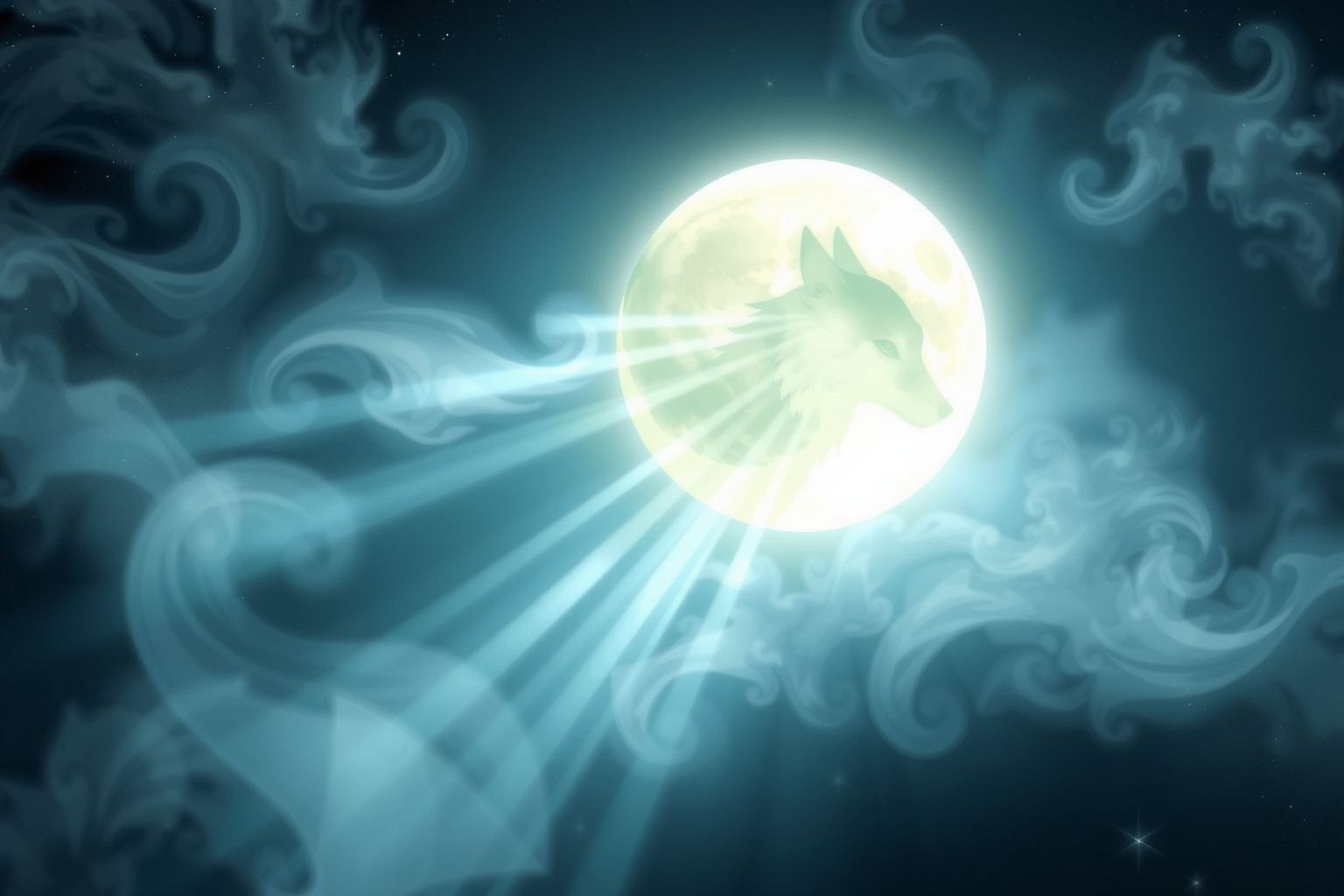 Sognare luna piena e lupo simboleggia istinti e trasformazioni interiori.