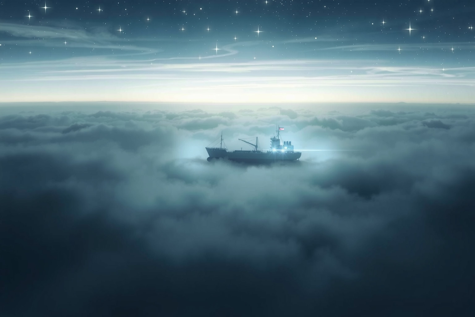 Sognare una nave cargo persa riflette ansie sull’incertezza futura.