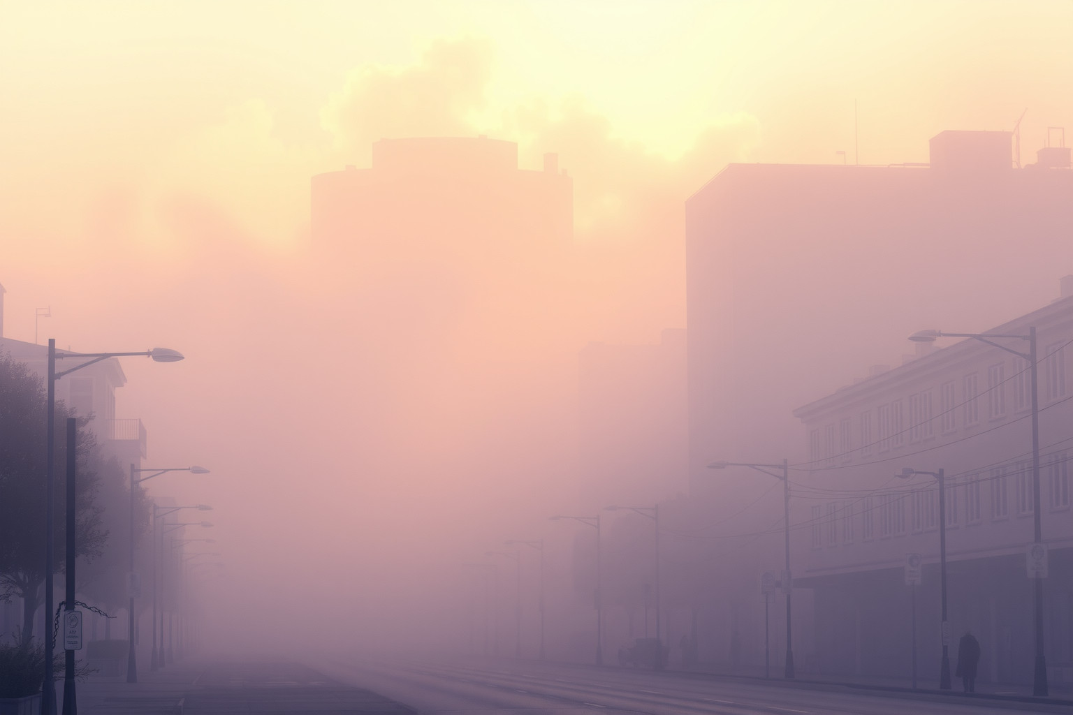 Sognare nebbiolina città deserta simboleggia solitudine e incertezza interiore.
