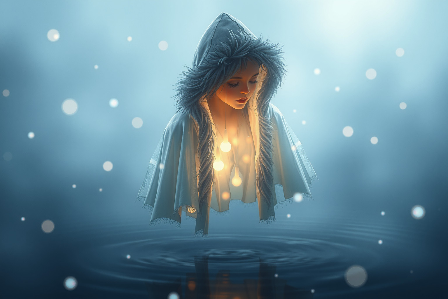 Sognare pelliccia bagnata simboleggia emozioni represse e vulnerabilità.