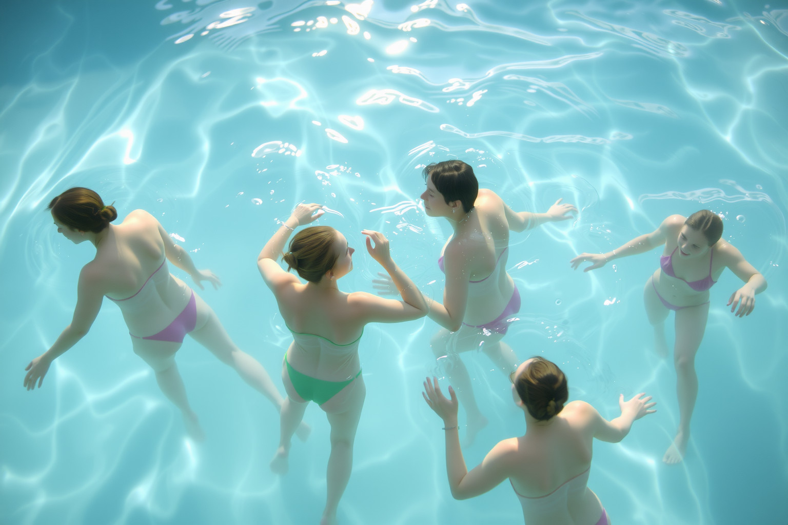 Sognare piscine affollate riflette desiderio di connessioni sociali intense.