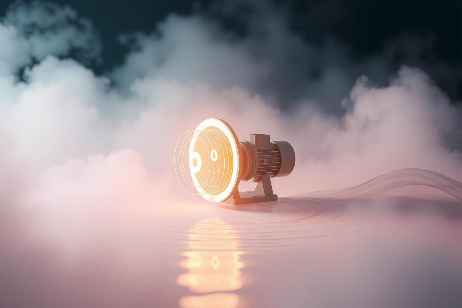 Sognare una pompa rumorosa indica confusione e fastidio interiore.