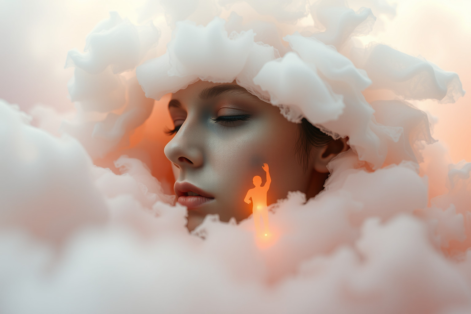 Sognare punture al viso riflette insicurezza e timore del giudizio.