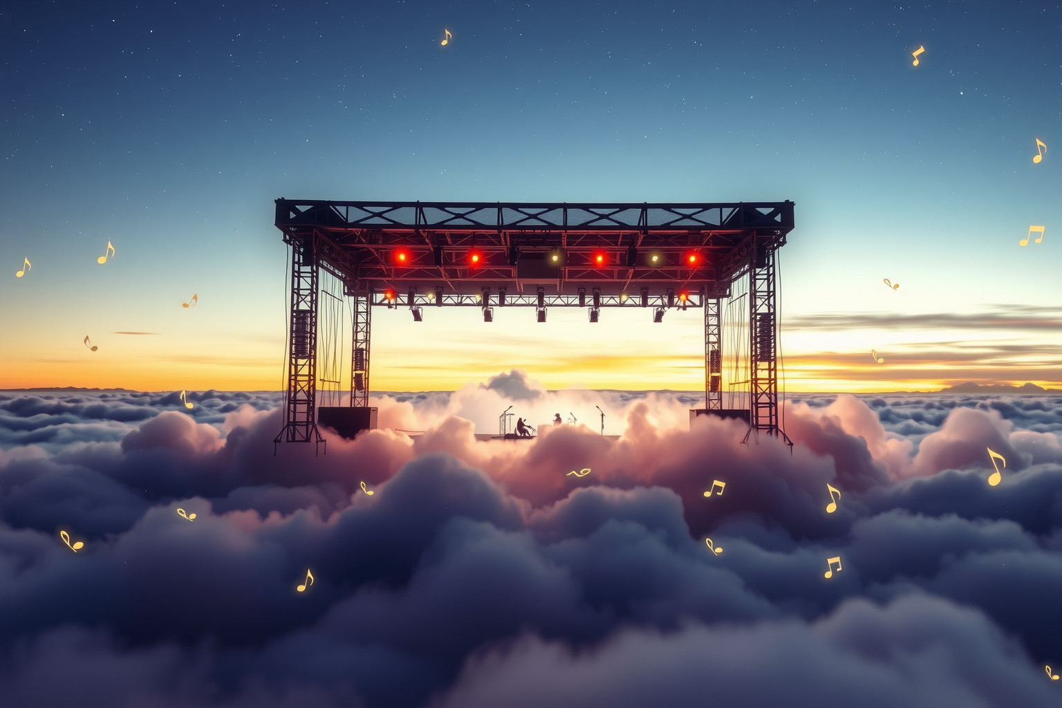 Sognare una sala da concerto all’aperto simboleggia libertà e creatività.