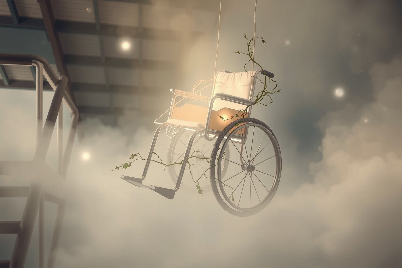 Sognare una sedia a rotelle simboleggia dipendenza emotiva o fisica.