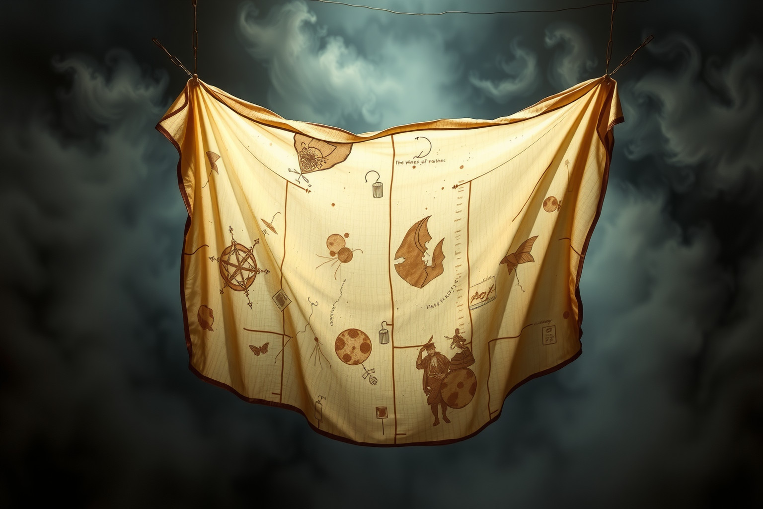 Sognare una sindone antica evoca connessioni profonde con la storia.