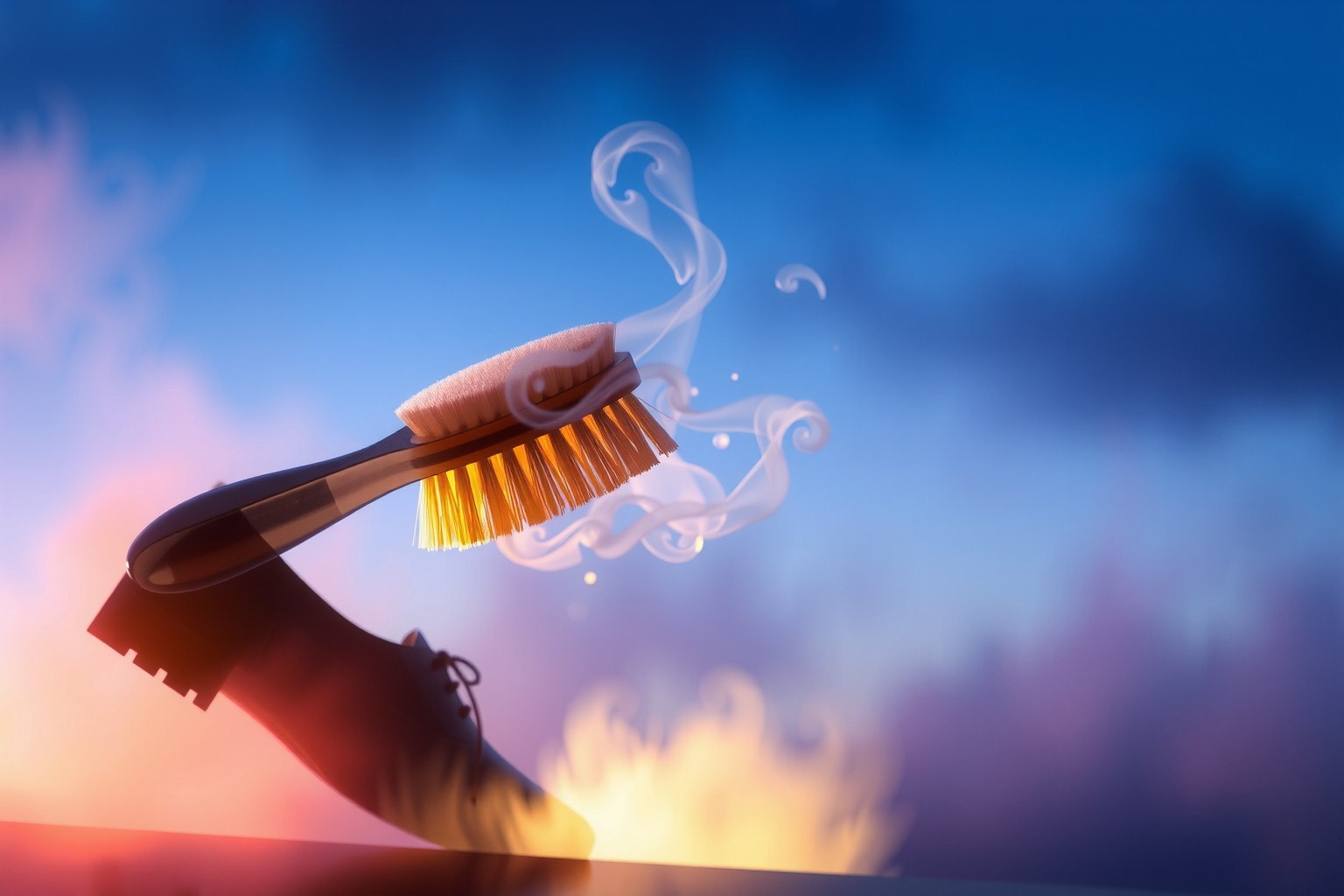 Sognare spazzola scarpe non funzionante indica frustrazione interiore nascosta.