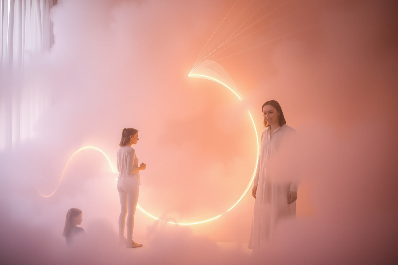 Sognare una tenia in famiglia simboleggia problemi nascosti tra parenti.