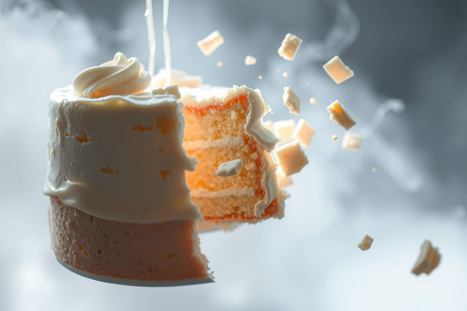 Sognare torta briciolata incompiuta indica progetti lasciati a metà.