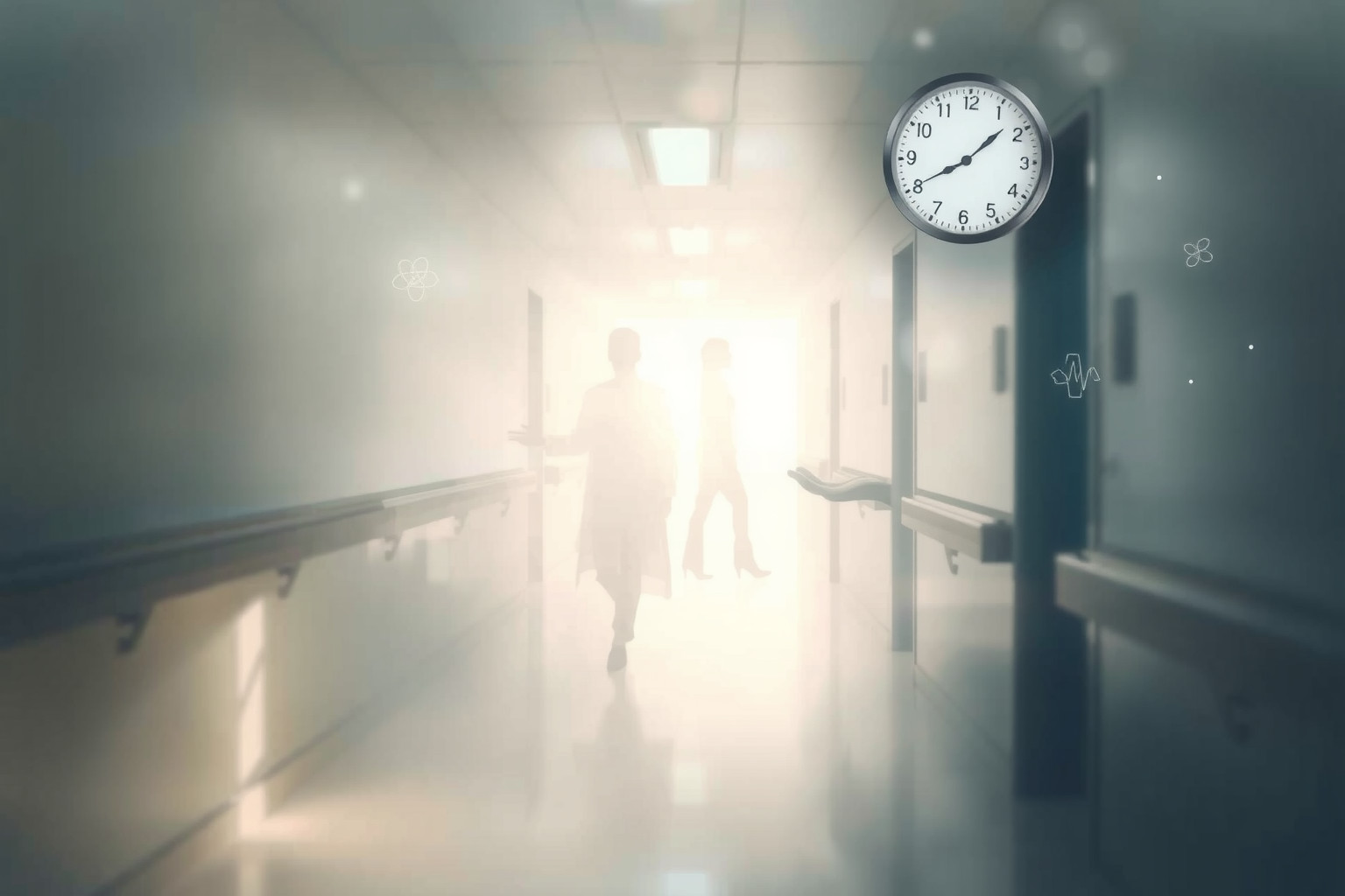 Sognare una visita in ospedale simbolizza ansia e bisogno di guarigione.