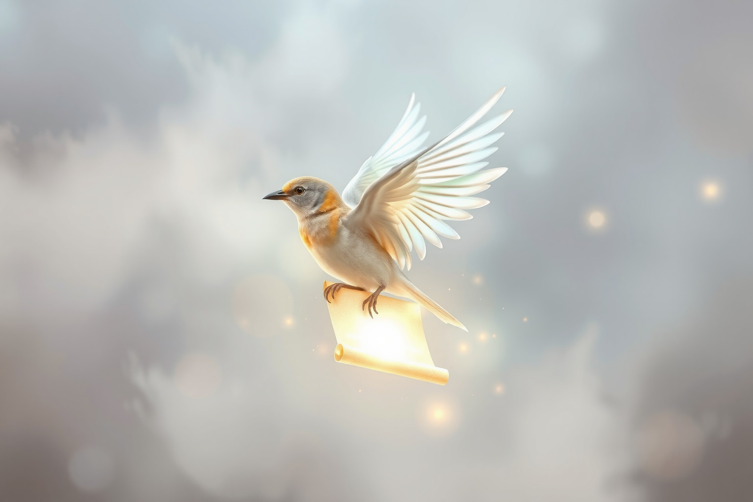 Sognare un'allodola che porta un messaggio simboleggia nuove opportunità.