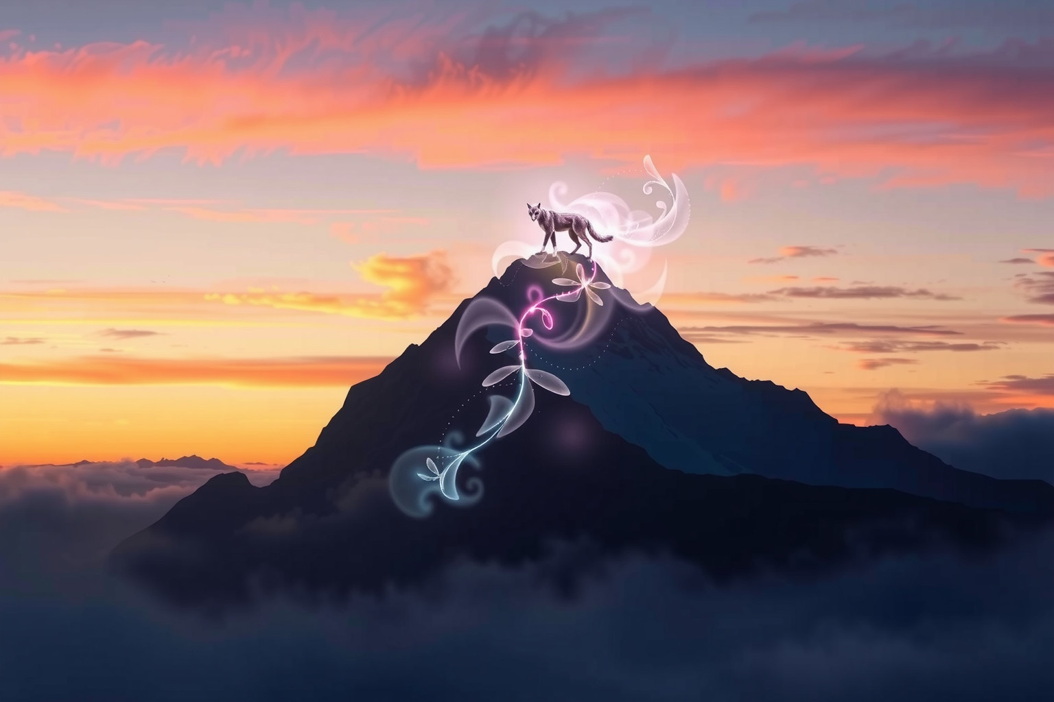 Sognare uno sciacallo su montagna simboleggia sfide e astuzia.