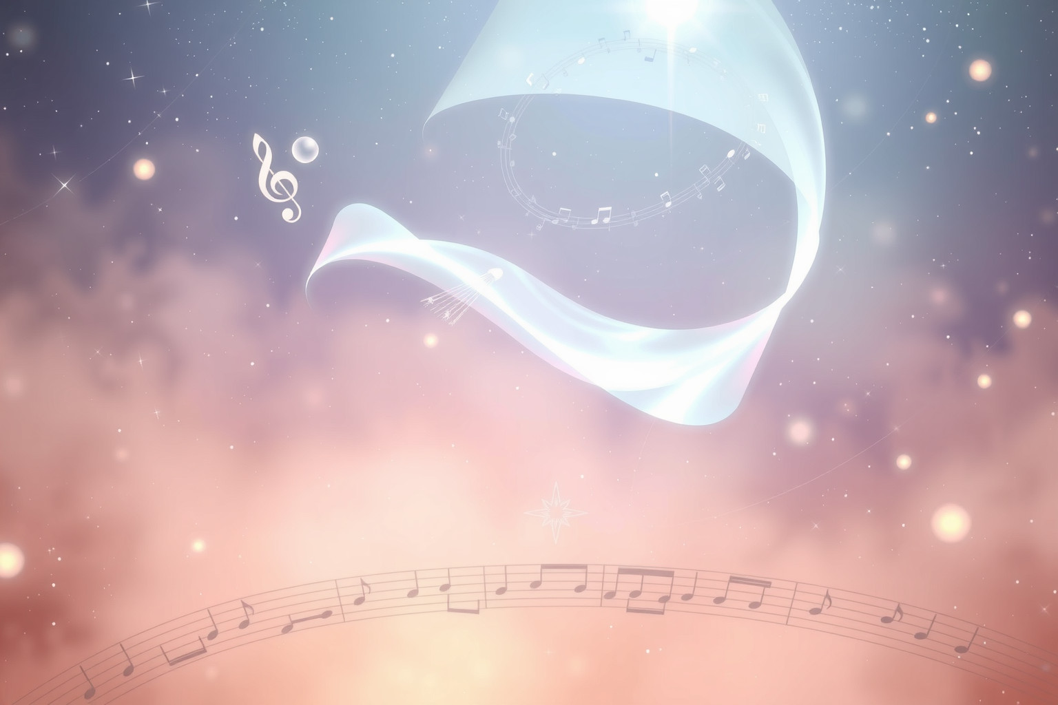 Sognare uno spartito spirituale rappresenta armonia interiore e guida divina.