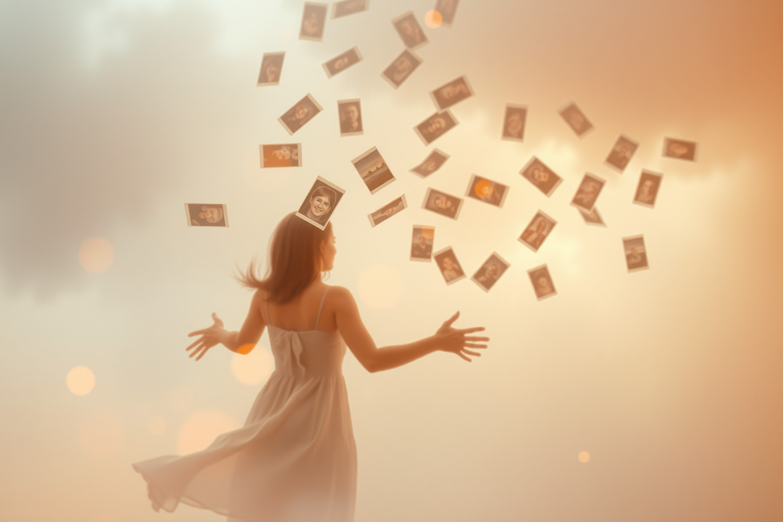 Sognare foto accumulate riflette il desiderio di preservare ricordi preziosi.