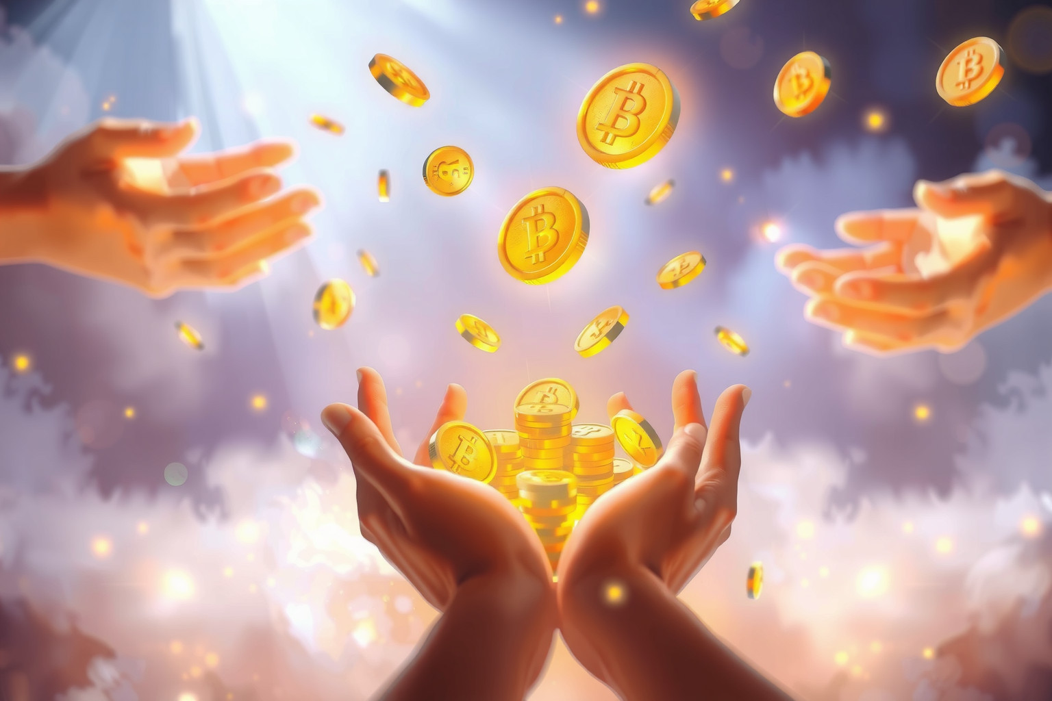 Raccogliere monete d'oro nei sogni simboleggia prosperità imminente.