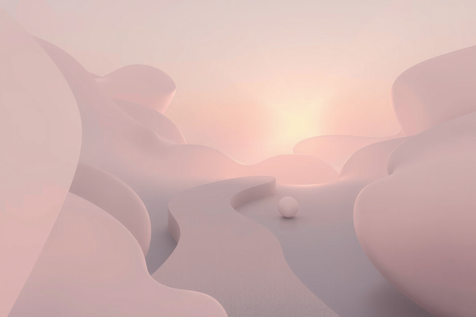 Una strada secondaria deserta simboleggia il viaggio interiore solitario.