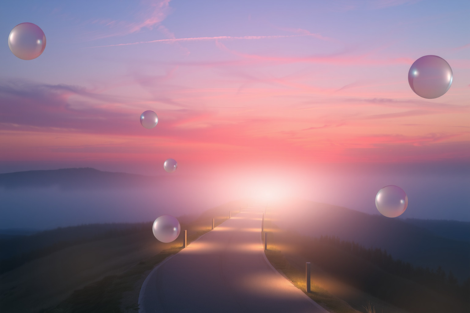 La strada secondaria simboleggia percorsi alternativi verso nuovi orizzonti.