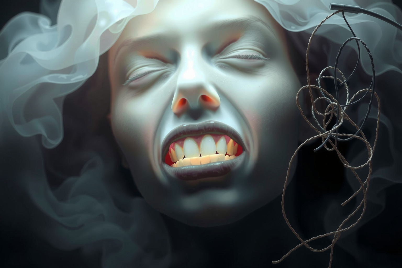 Stringere i denti riflette stress profondo e emozioni sopresse.