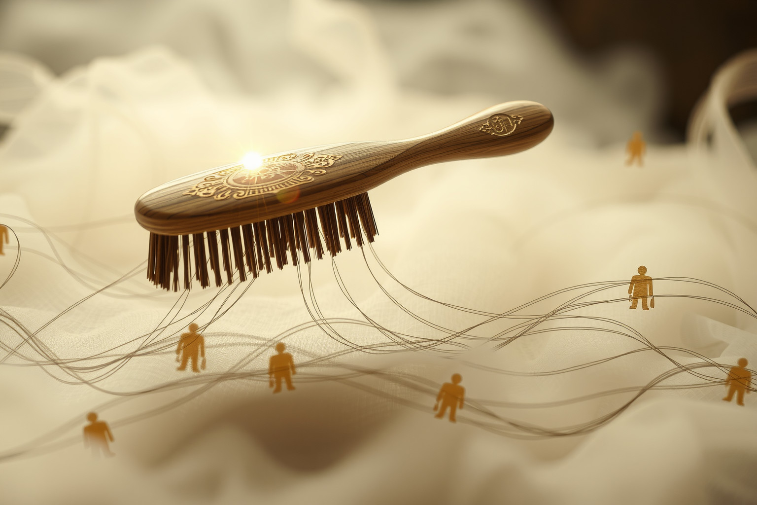 Una spazzola antica nei sogni evoca radici e antiche tradizioni.