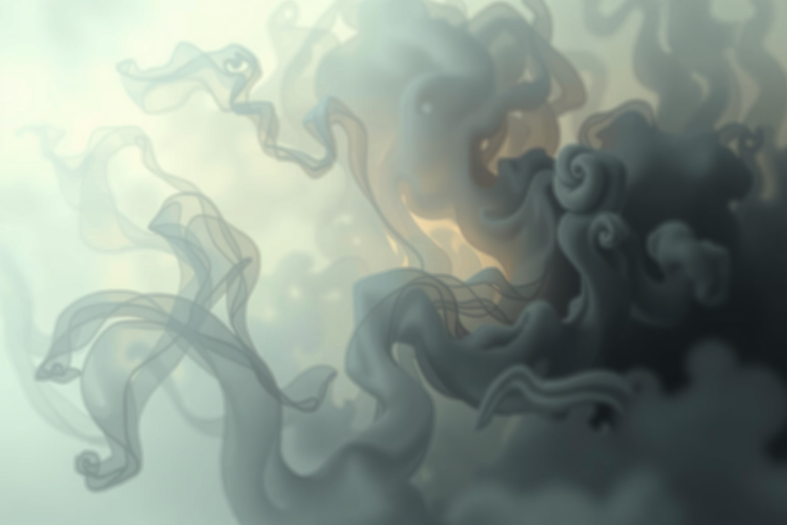 Ascoltare il fuoco senza vedere fumo segnala dubbi interiori profondi.