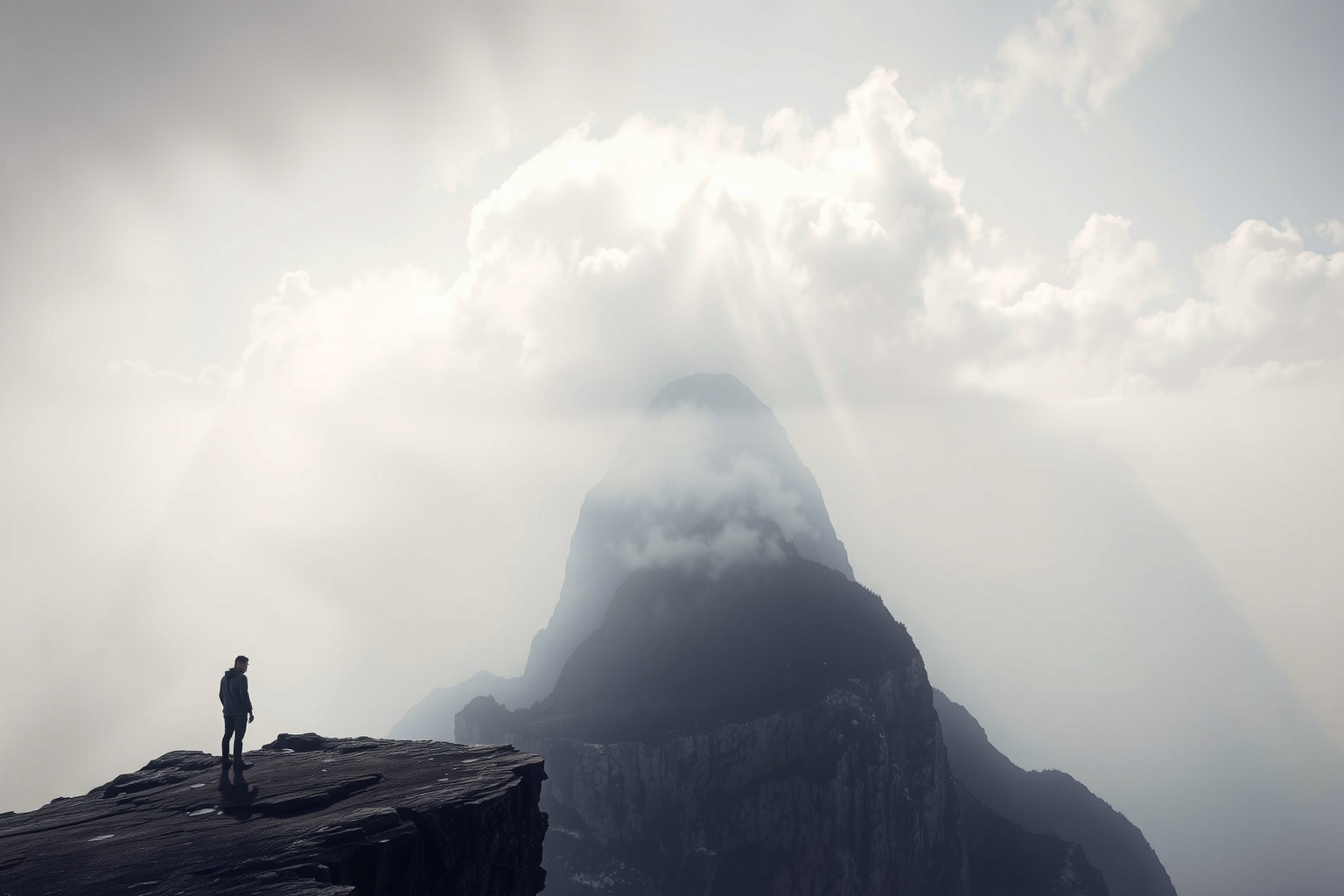 Osservare una frana simboleggia ansia e dubbi sul domani.