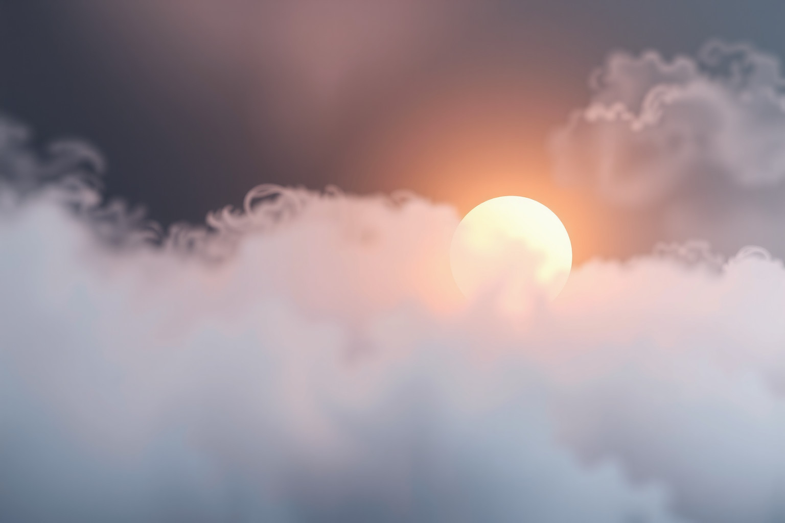 Il bagliore di luce soffusa simboleggia calma e speranza interiore.