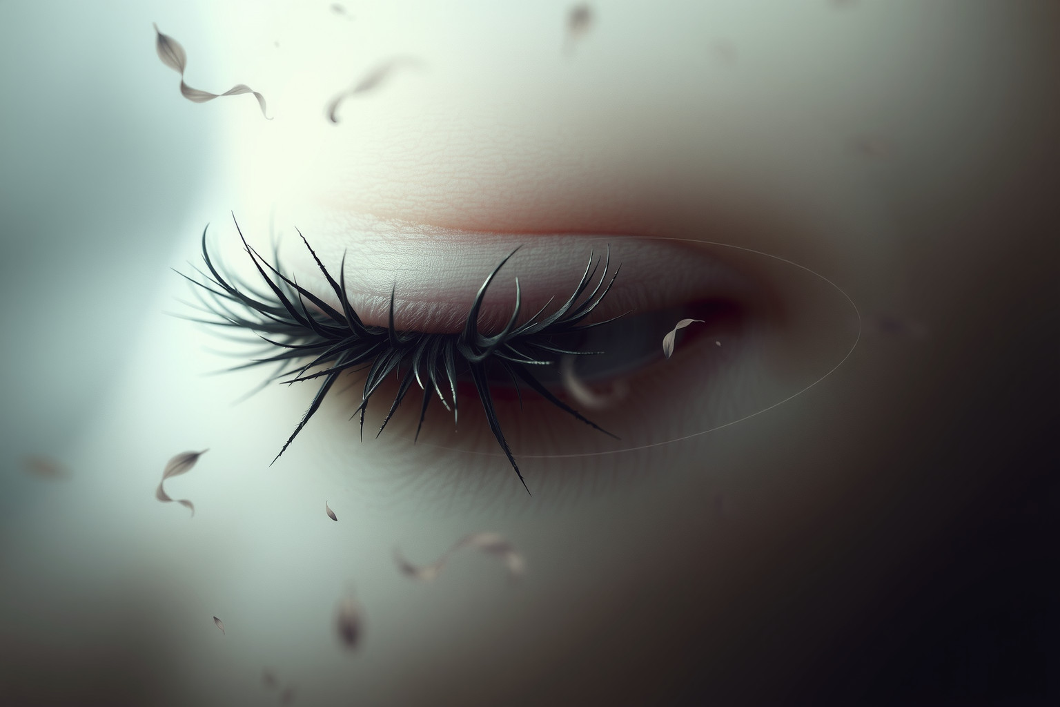 Ciglia pungenti simboleggiano conflitti interiori e sensi di colpa.
