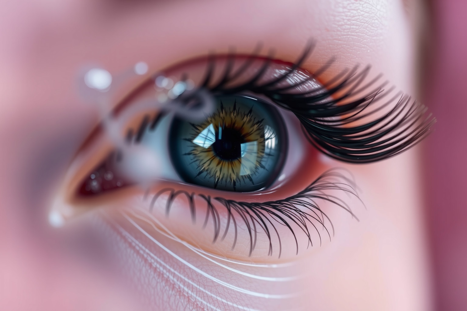 Le ciglia finte simboleggiano il desiderio di cambiare identità.