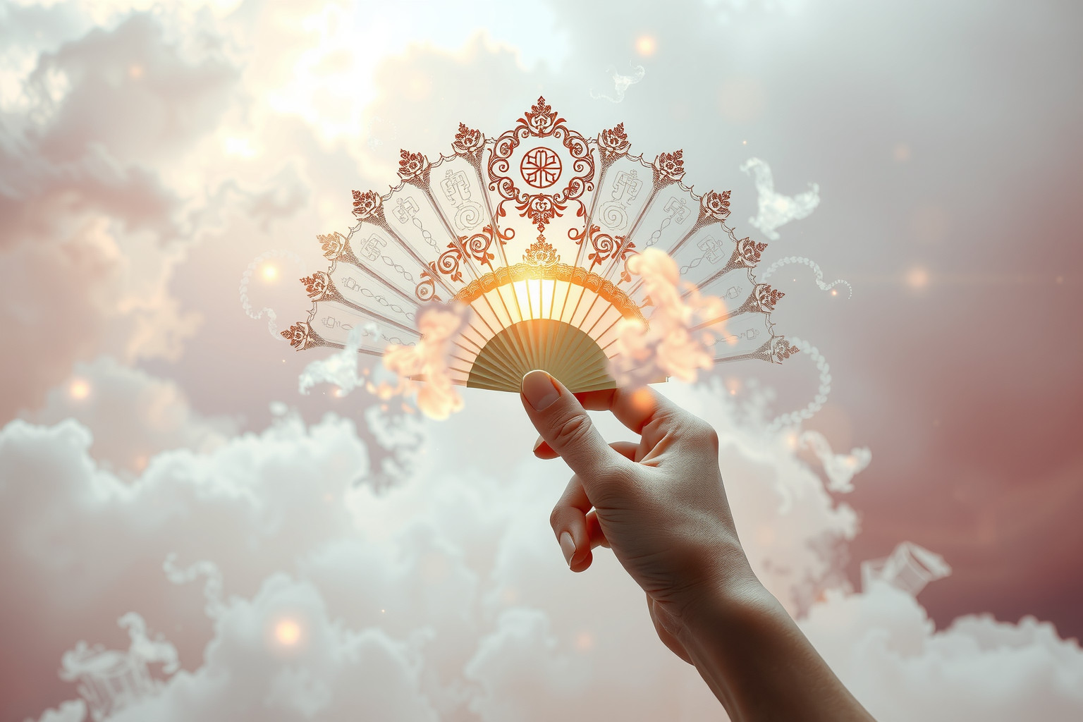 Sognare il ventaglio simboleggia equilibrio tra emozioni e razionalità.