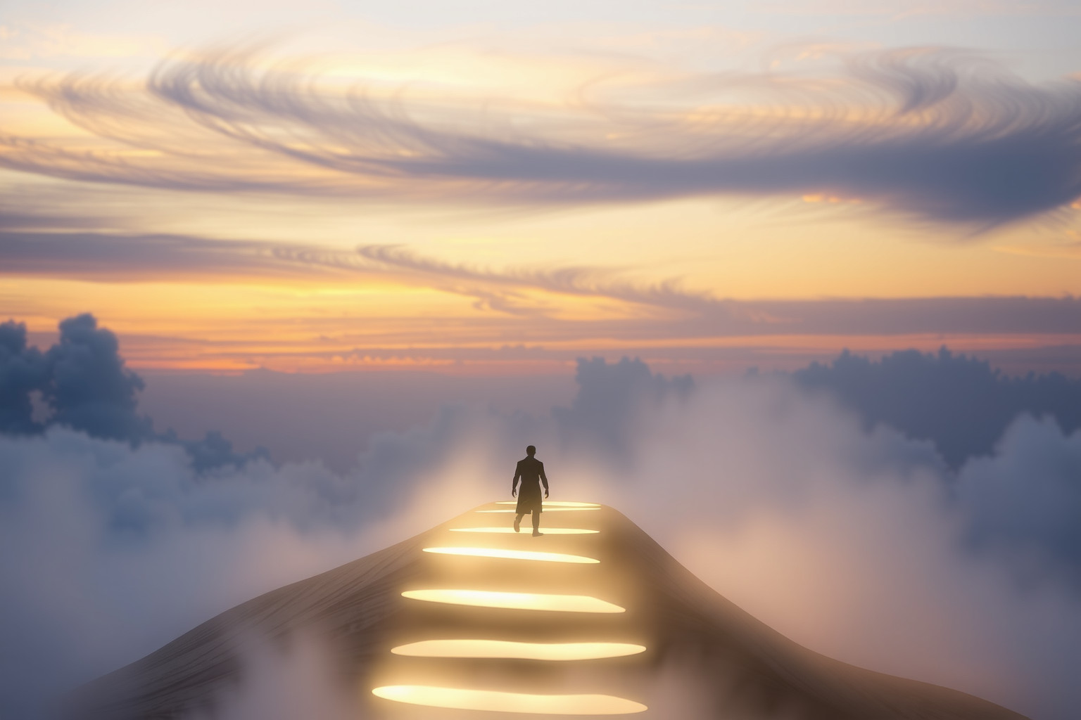 Correre in salita simboleggia forza, determinazione e crescita personale.