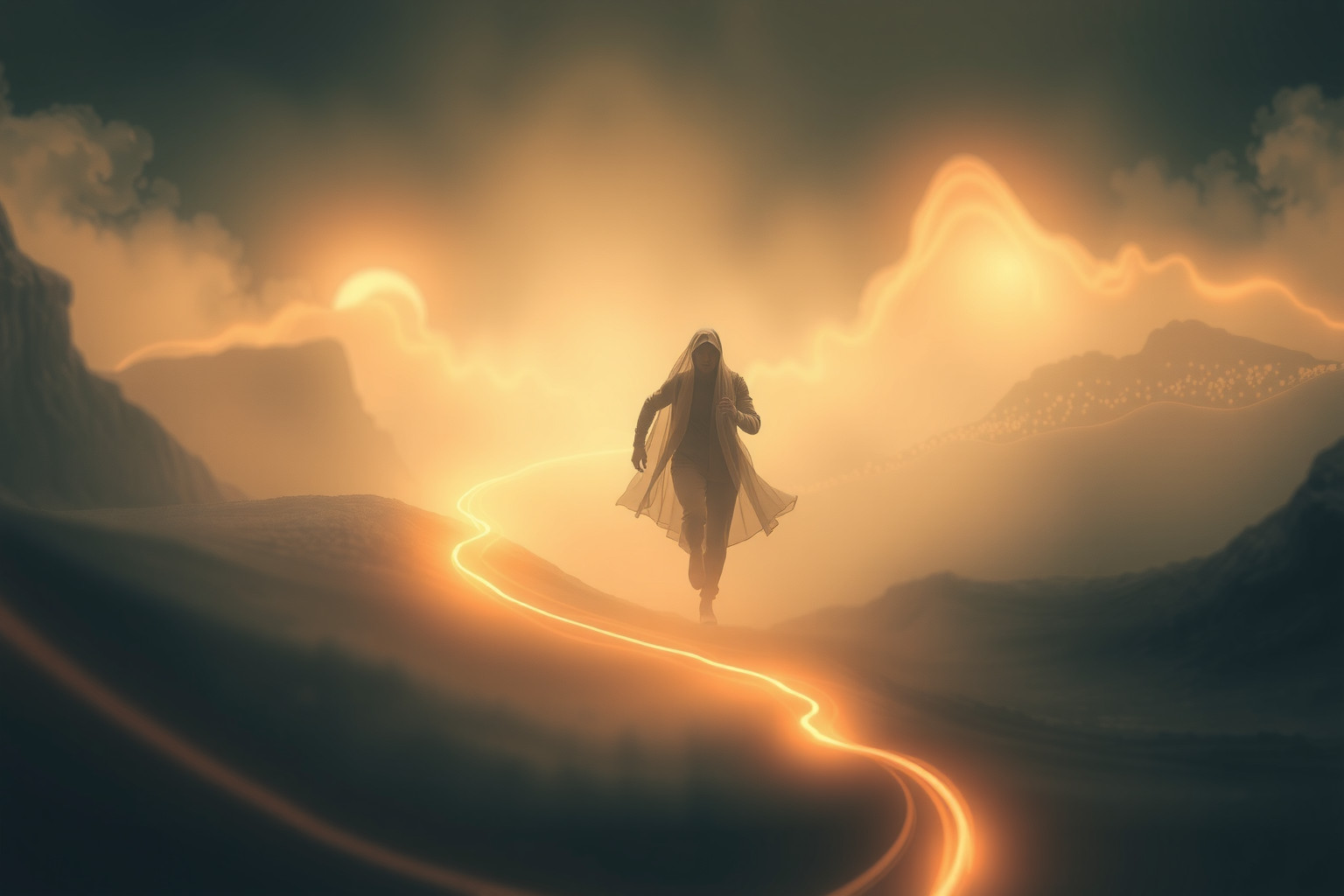 Correre in sogno riflette paure e conflitti interiori non risolti.