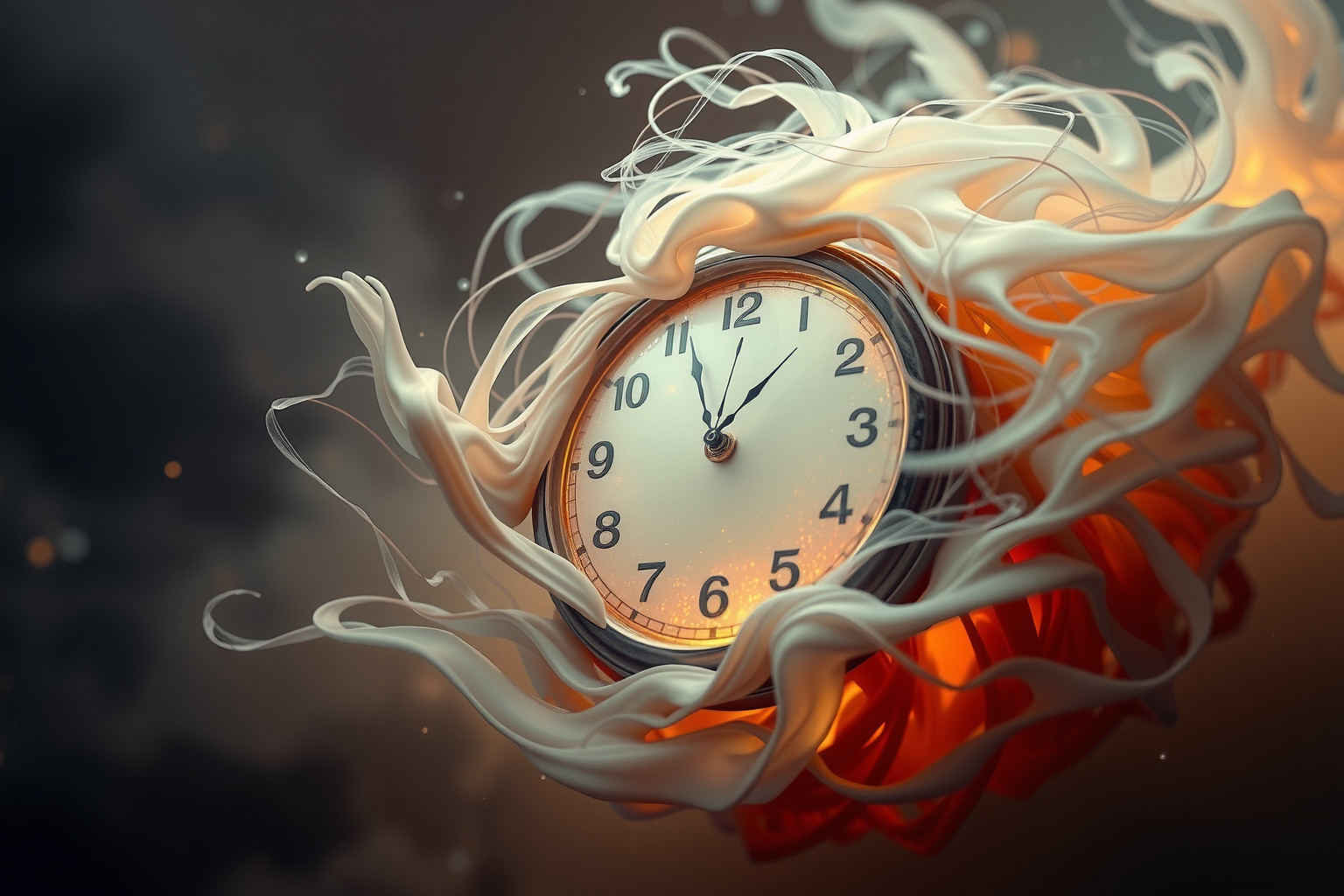 Sognare l'in tempo riflette ansie e opportunità legate al controllo.