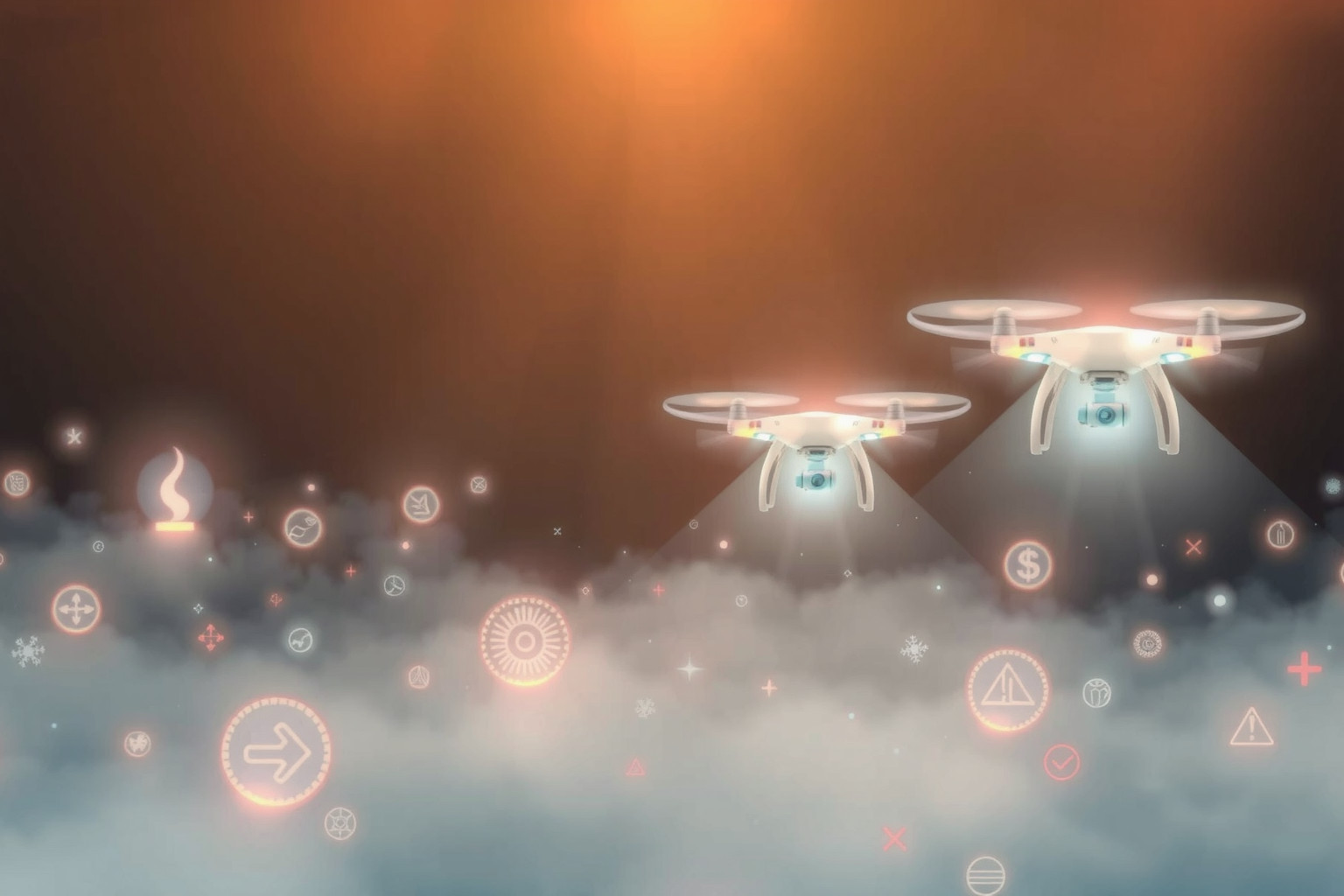 Sognare droni simboleggia controllo e osservazione nella vita personale.