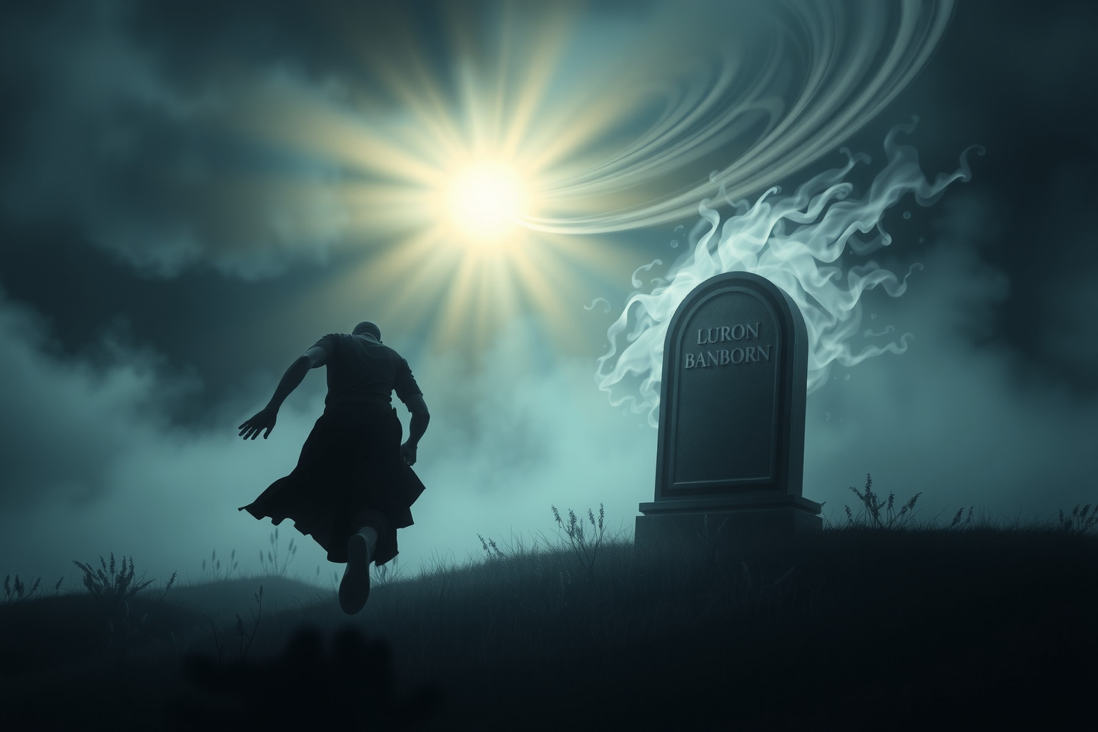 Essere inseguiti da una lapide rivela paura di segreti nascosti.